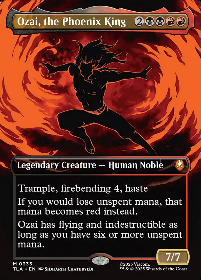 Ozai, the Phoenix King Borderless Battle Pose