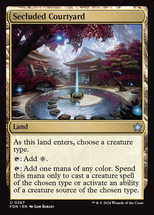 Secluded Courtyard Foil