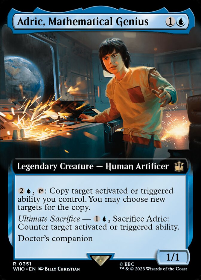 Adric, Mathematical Genius Extended Art Foil