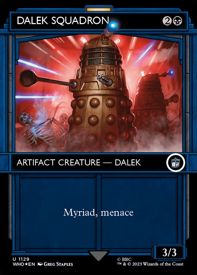 Dalek Squadron Showcase Surge Foil
