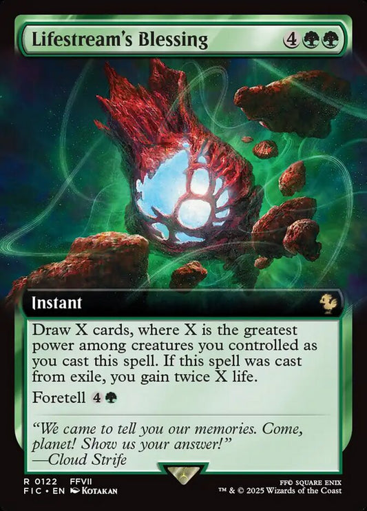 Lifestream's Blessing Extended Foil