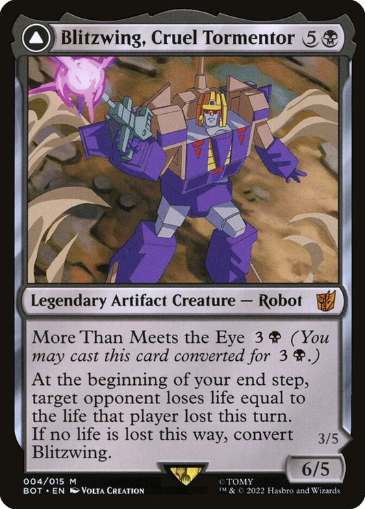 Blitzwing, Cruel Tormentor // Blitzwing, Adaptive Assailant Foil