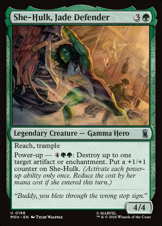 She-Hulk, Jade Defender Foil