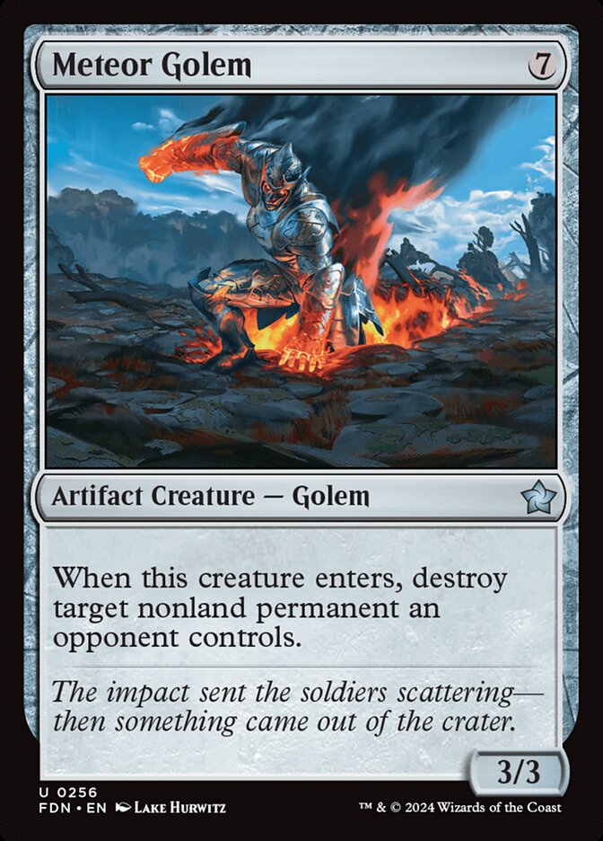 Meteor Golem Foil