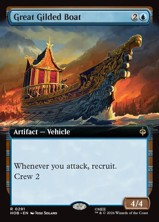 Great Gilded Boat Extended Foil