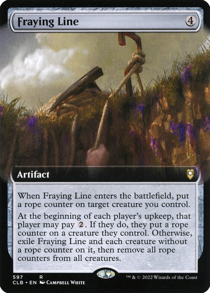 Fraying Line Extended Art