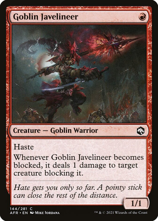 Goblin Javelineer Foil