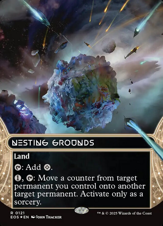 Nesting Grounds Borderless Stellar Sights Foil