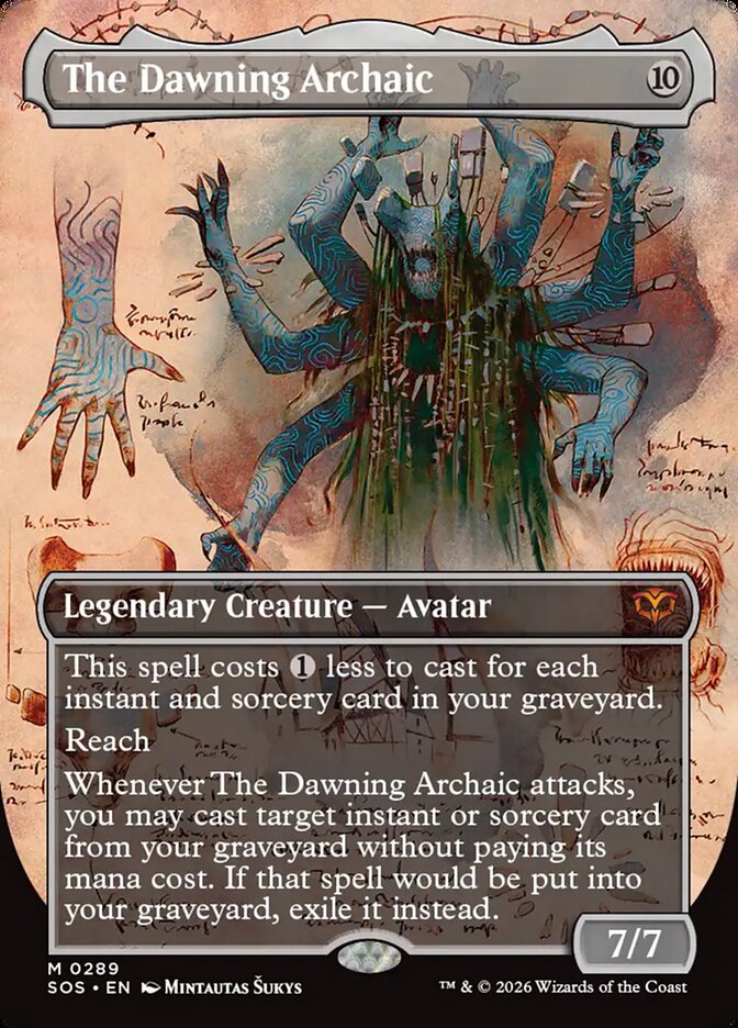The Dawning Archaic Borderless Foil
