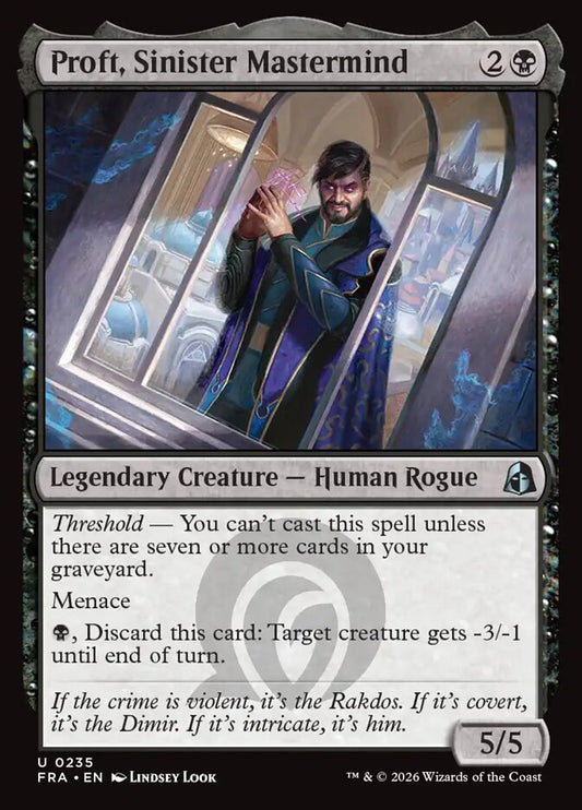 Proft, Sinister Mastermind Foil