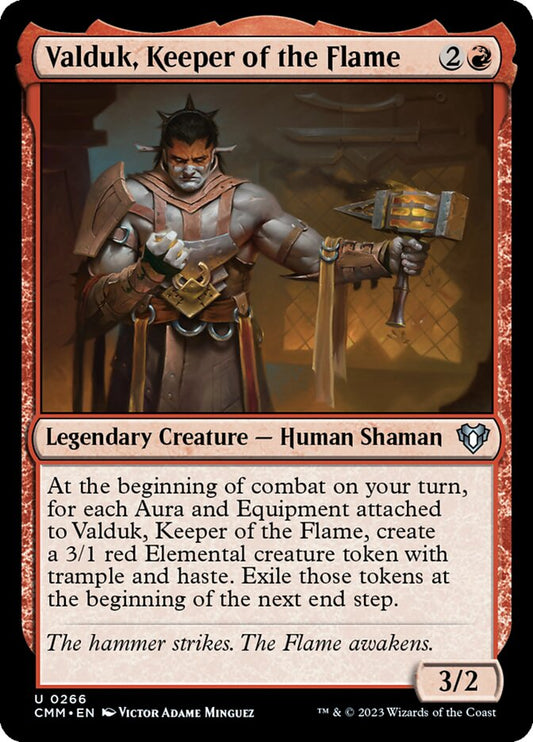 Valduk, Keeper of the Flame Foil