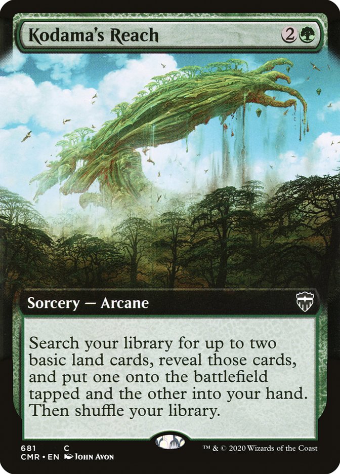 Kodama's Reach Extended Art Foil