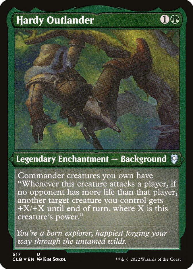 Hardy Outlander Etched Foil