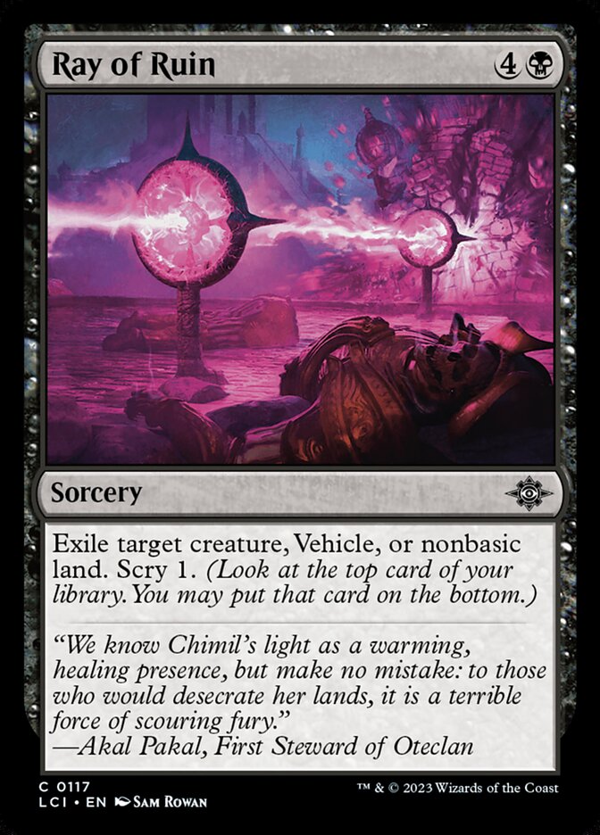 Ray of Ruin Foil