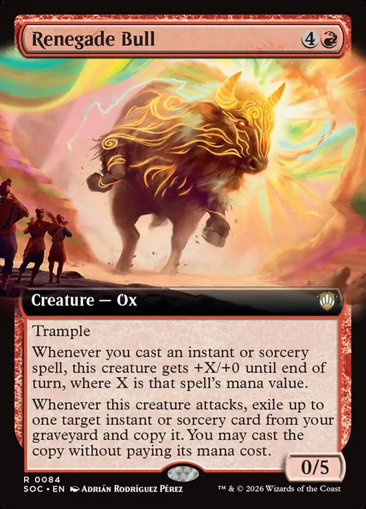 Renegade Bull Extended Art
