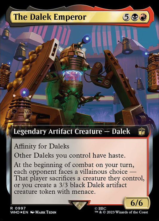 The Dalek Emperor Surge Foil
