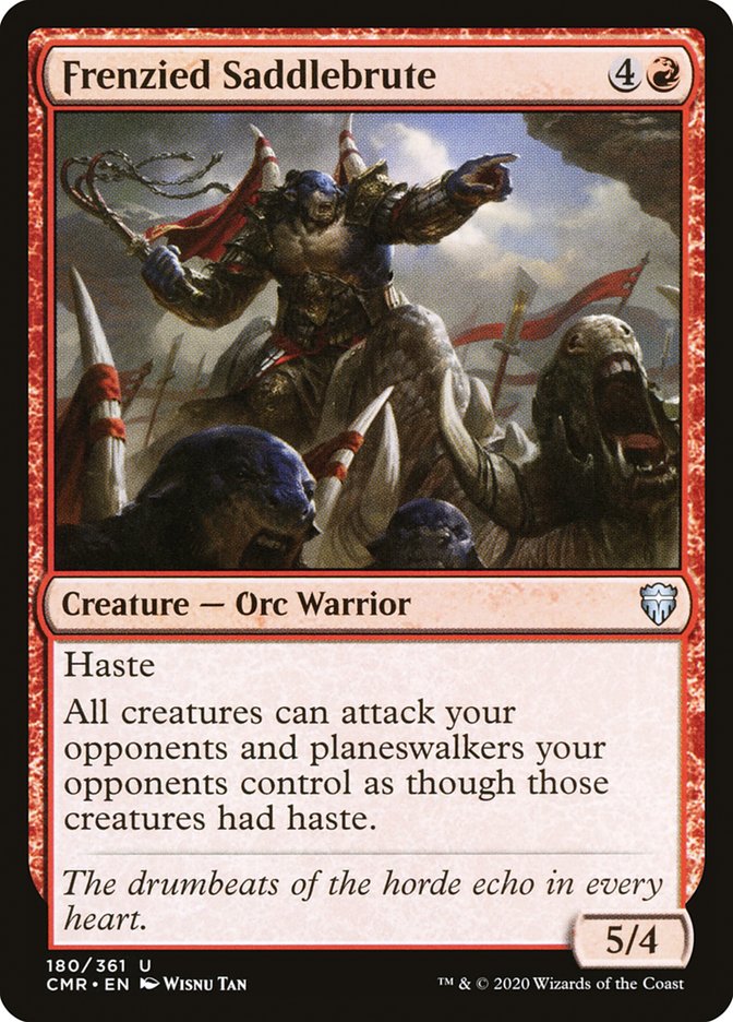 Frenzied Saddlebrute Foil
