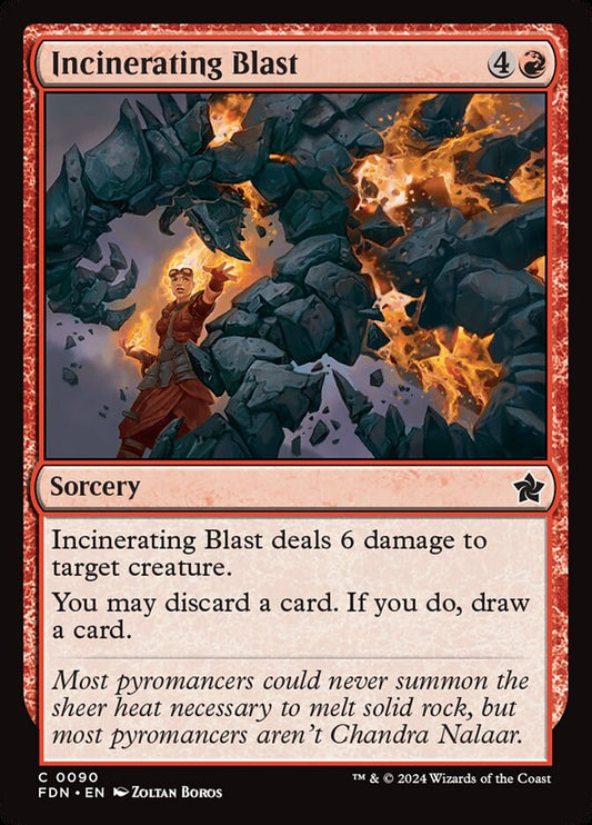 Incinerating Blast Foil