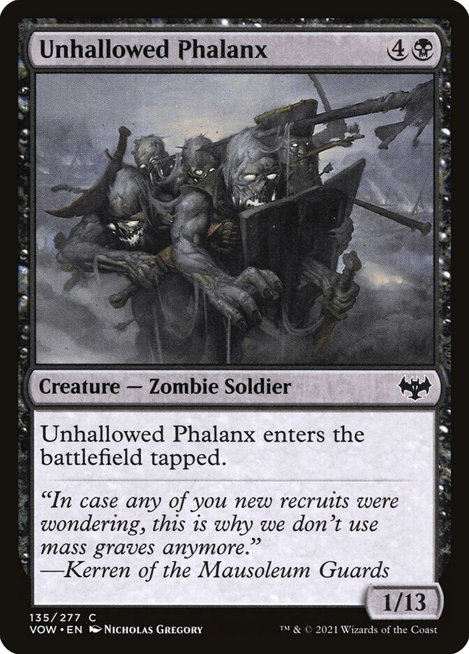 Unhallowed Phalanx Foil