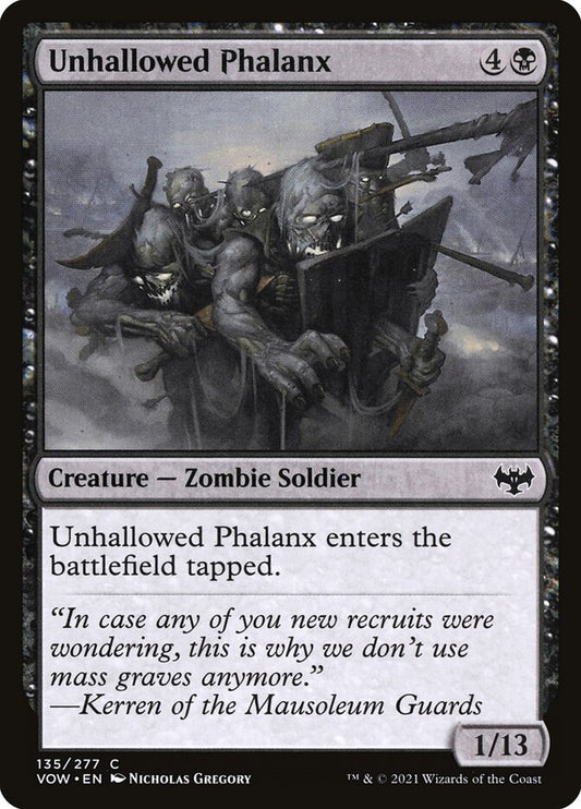 Unhallowed Phalanx Foil