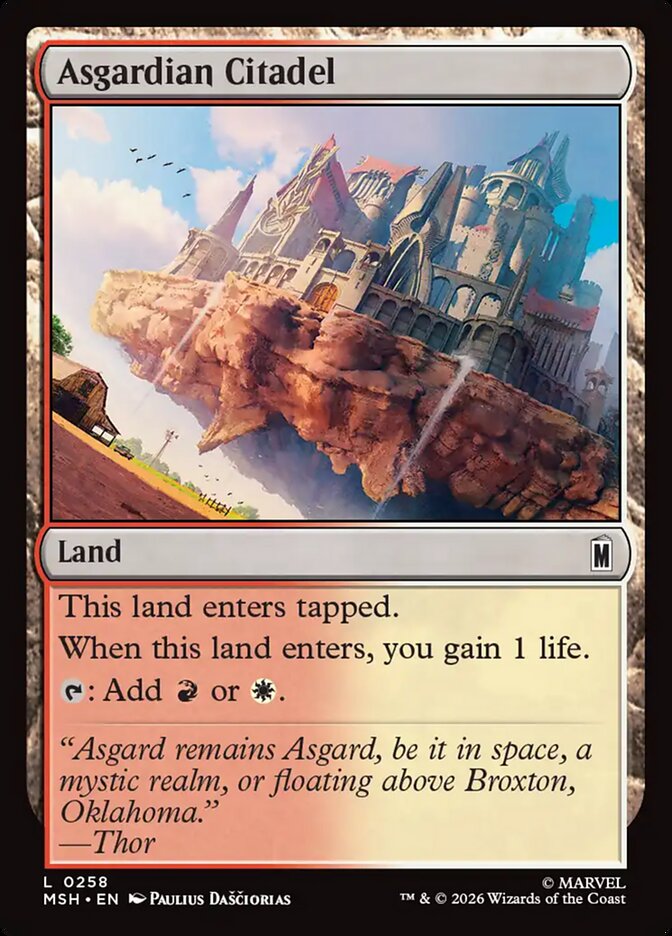 Asgardian Citadel Foil