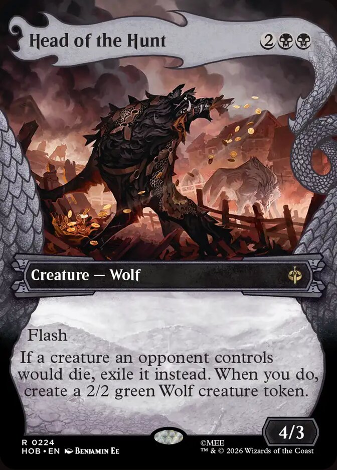 Head of the Hunt Dragon Frame Foil