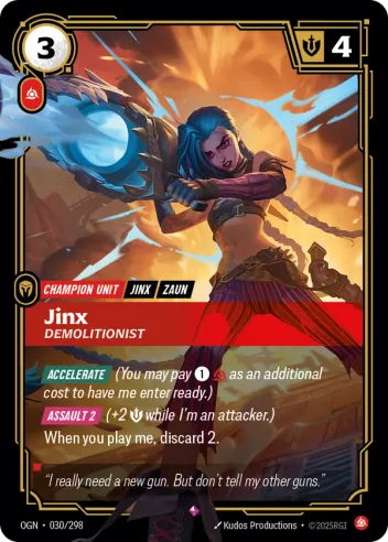 Jinx, Demolitionist Foil