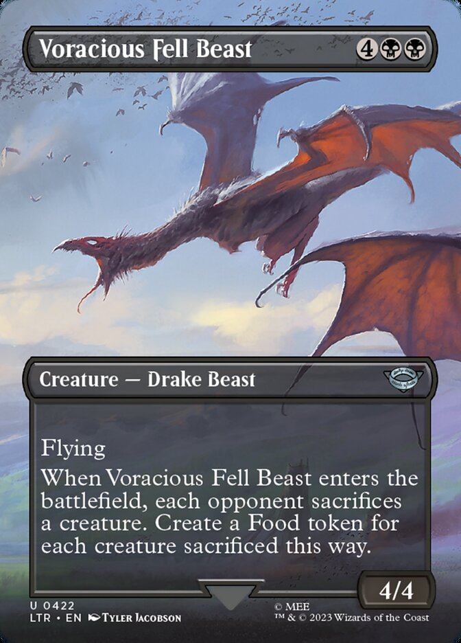 Voracious Fell Beast Borderless Foil