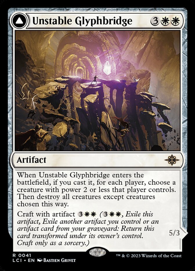 Unstable Glyphbridge // Sandswirl Wanderglyph Foil