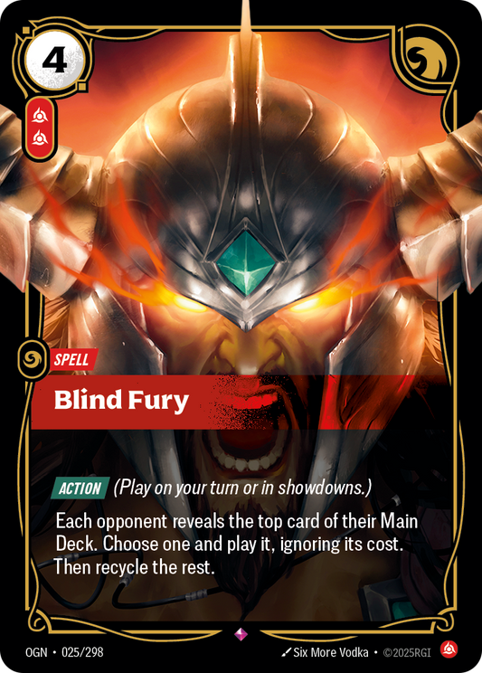 Blind Fury Foil