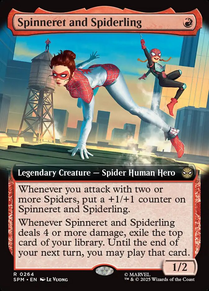 Spinneret and Spiderling Extended Art
