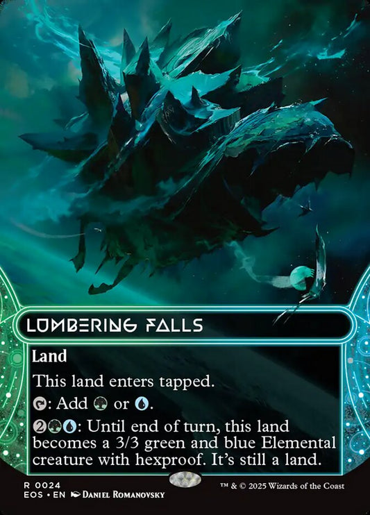 Lumbering Falls Borderless Stellar Sights