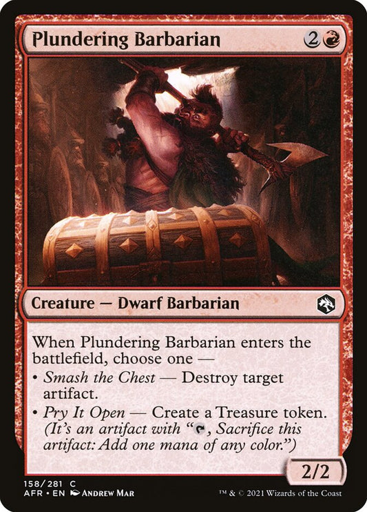 Plundering Barbarian Foil