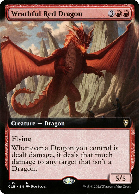 Wrathful Red Dragon Extended Art Foil