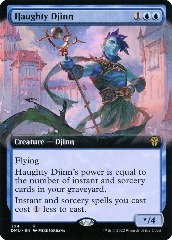 Haughty Djinn Extended Art Foil