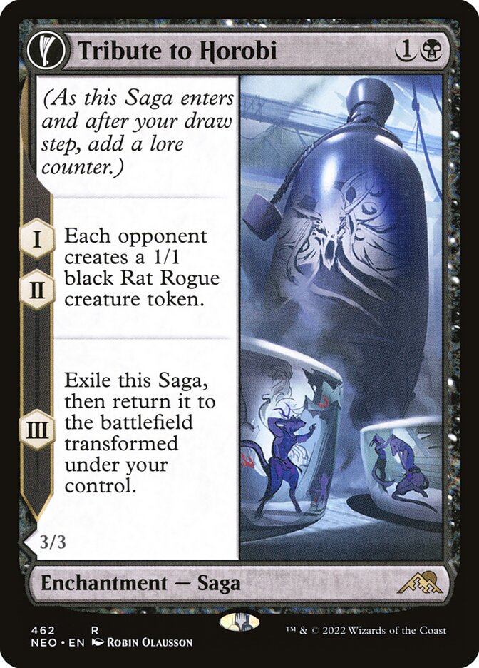 Tribute to Horobi // Echo of Death's Wail Extended Art Foil