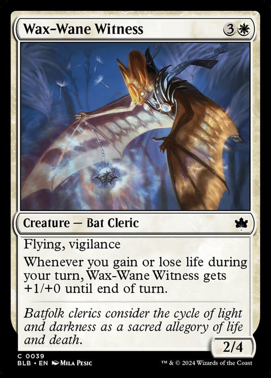 Wax-Wane Witness Foil