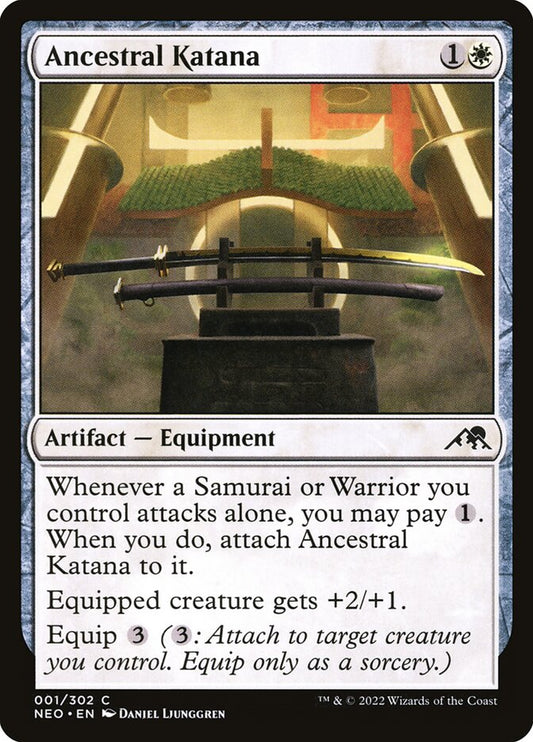 Ancestral Katana Foil