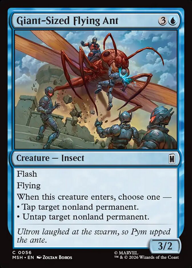 Giant-Sized Flying Ant Foil