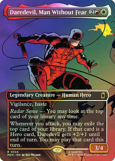 Daredevil, Man Without Fear Borderless Scene Foil