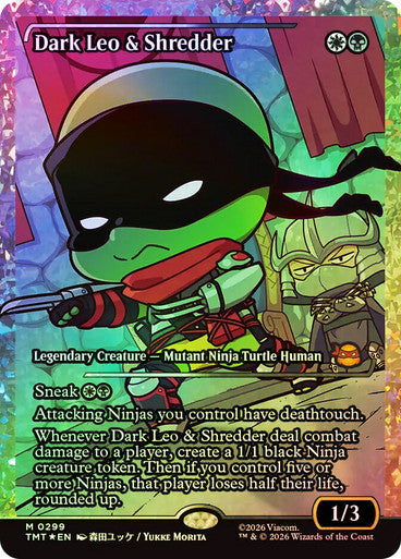 Dark Leo & Shredder Japan Showcase Fracture Foil