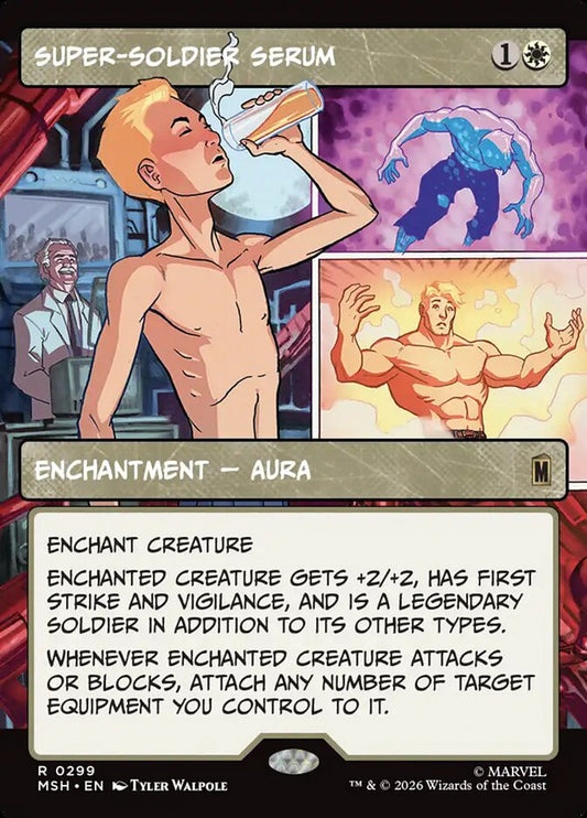 Super-Soldier Serum Showcase Foil