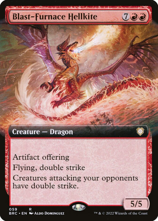 Blast-Furnace Hellkite Extended Art Foil