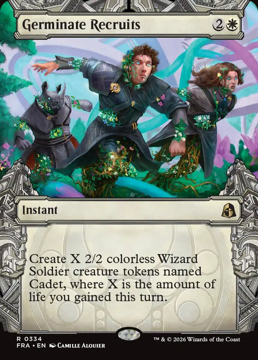 Germinate Recruits Sculptor's Stronghold Foil