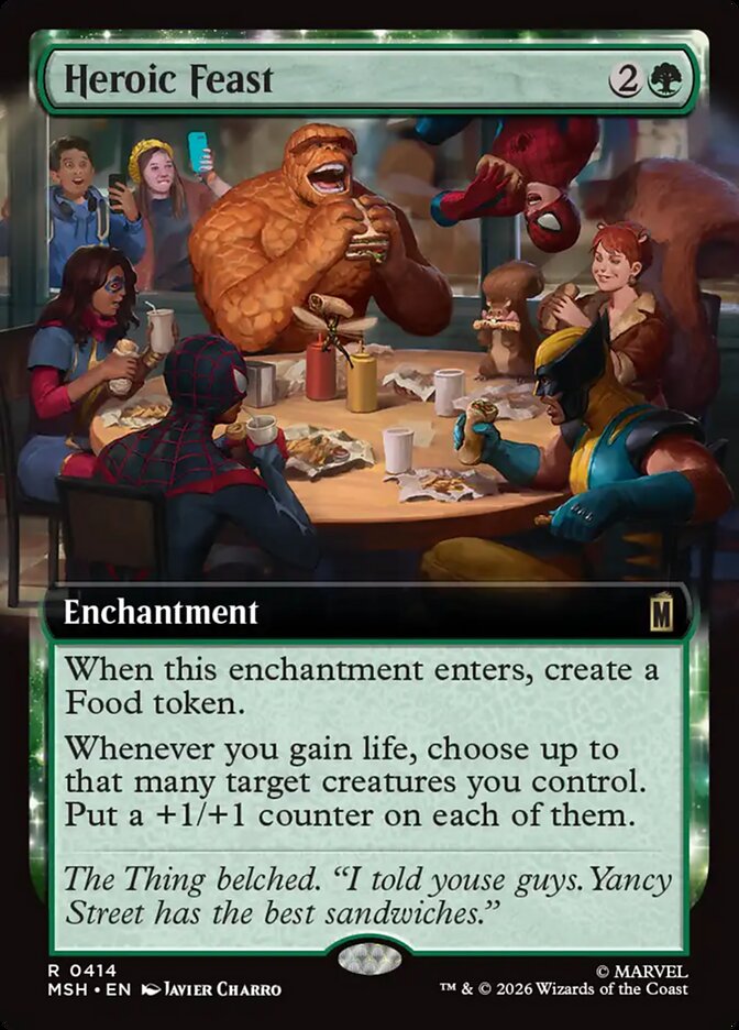 Heroic Feast Extended Art Foil