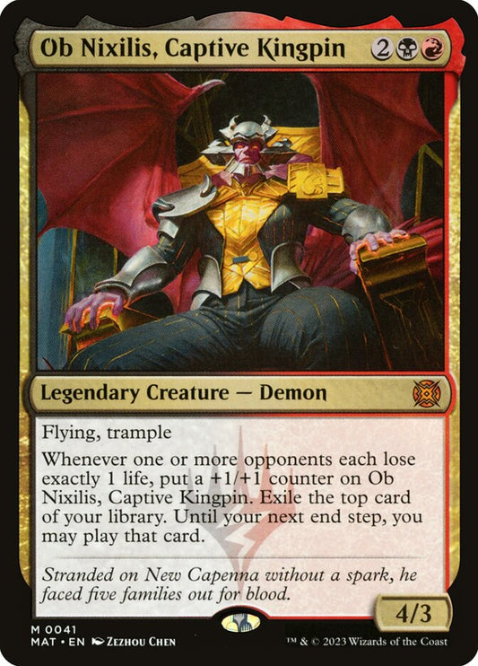 Ob Nixilis, Captive Kingpin Foil