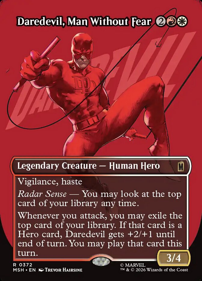 Daredevil, Man Without Fear Borderless Logo