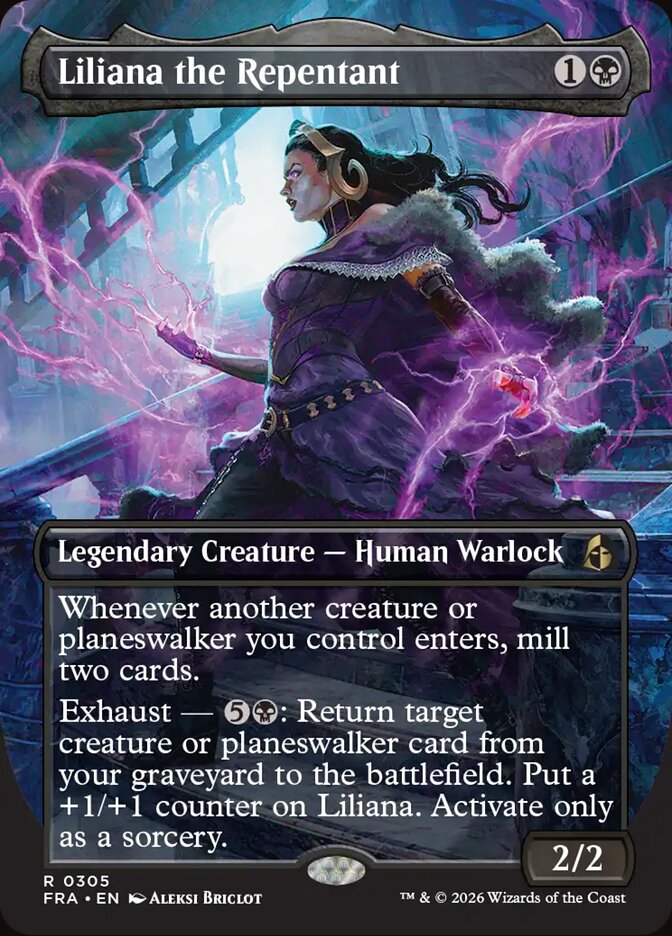 Liliana the Repentant Borderless Echoed