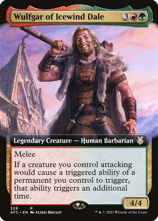Wulfgar of Icewind Dale Extended Art