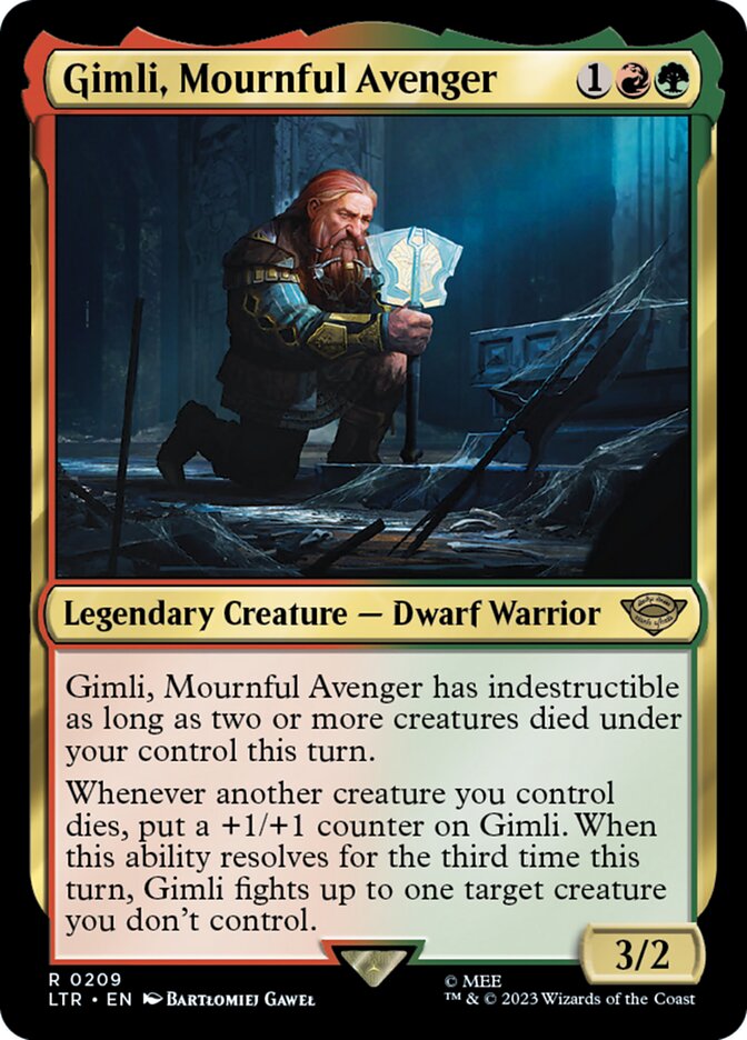 Gimli, Mournful Avenger Foil